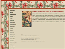 Tablet Screenshot of juletradisjoner.info
